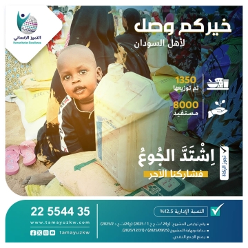 المساعدات العاجلة لإخواننا السودانيين في تشاد